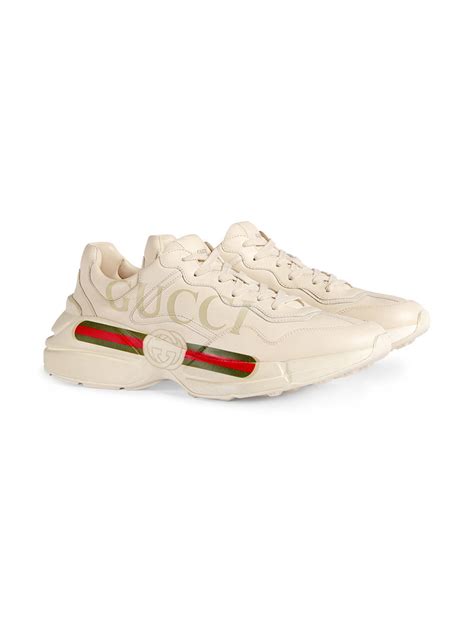 gucci rhyton fake logo|gucci rhyton sneakers price.